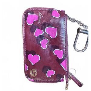 Gucci GG Heart Logo Key Pouch Cles - Red/Pink